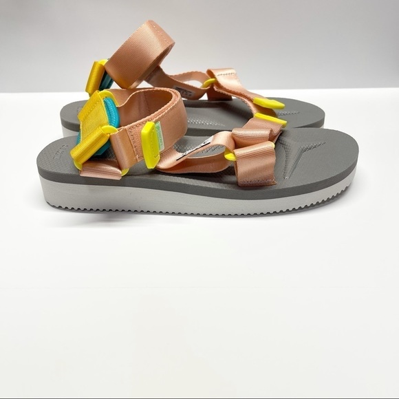 Suicoke Depa-CAB Sandals Pink Grey - Picture 2 of 8